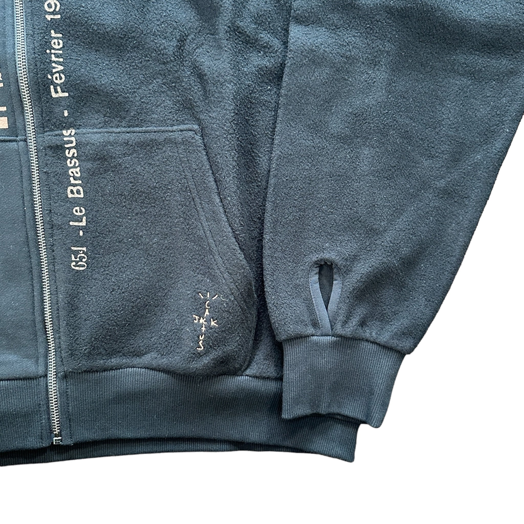 CJ x AP SPLIT LOGO ZIP UP HOODIE XL Audemars Piguet × Travis